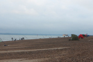 Picture looking West along the beach