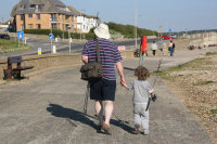 Author and son